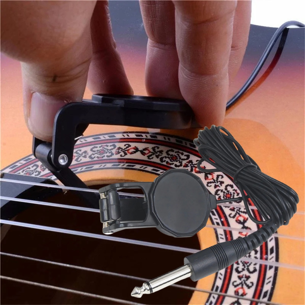 Musical Instrument Guitar - Pickup con clip jack audio/trasduttore pickup
