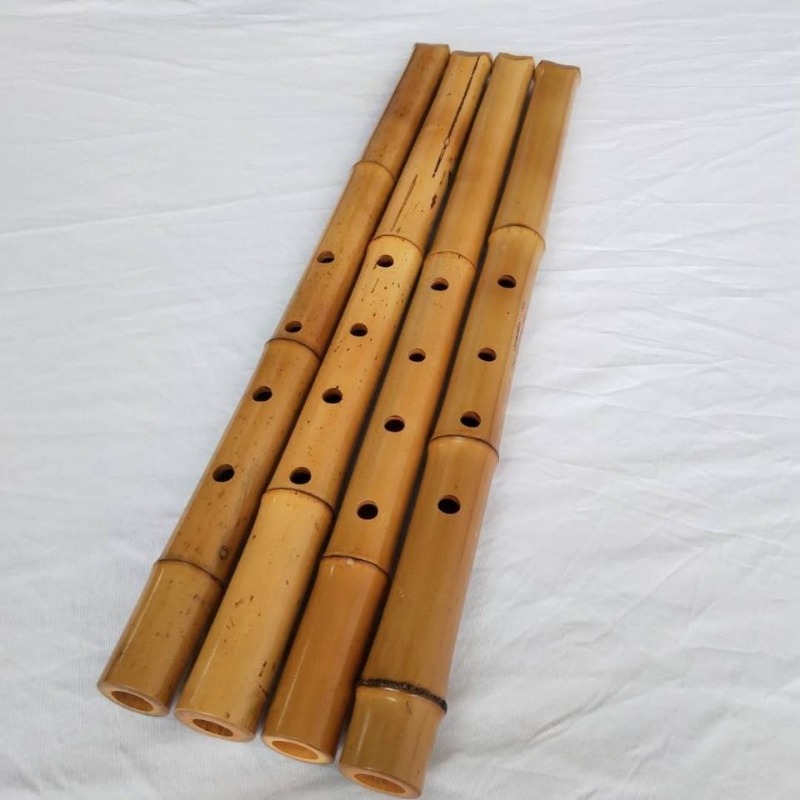 Shakuhachi Bamboo Flute - Flauto Verticale Shakuhachi Artigianale in Bambù
