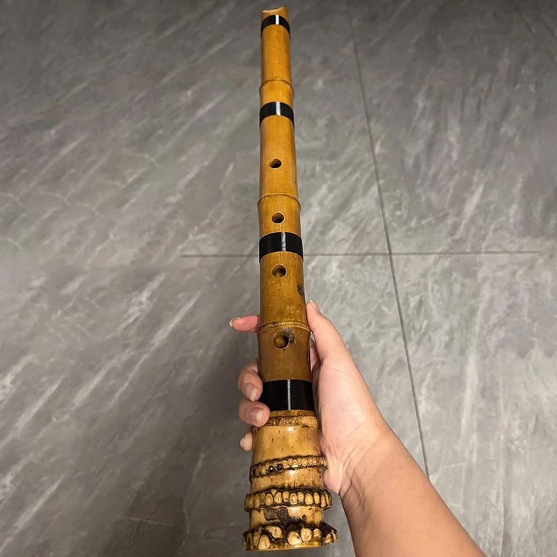 Shakuhachi Bamboo Flute - Flauto Verticale Giapponese Shakuhachi a 5