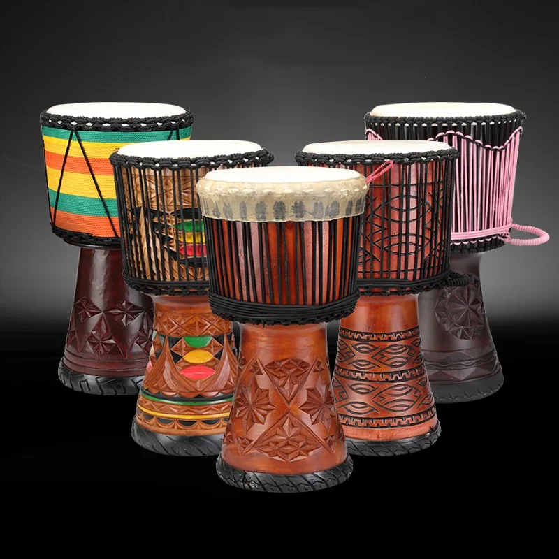 Musical Instrument All - Tamburo africano in mogano Djembe da