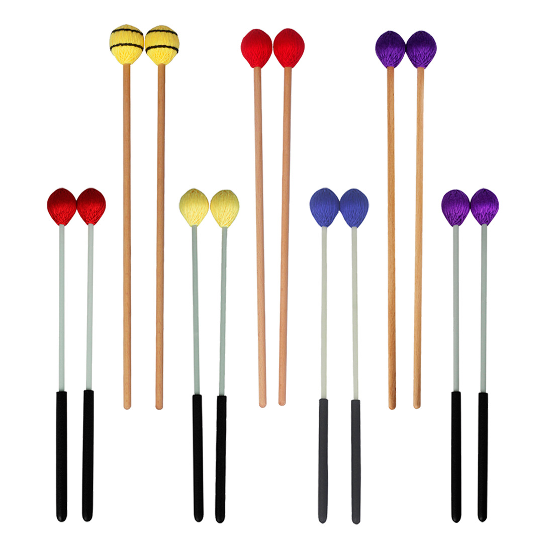 Musical Instrument Mallet - 2 Pezzi di Bacchette per Marimba
