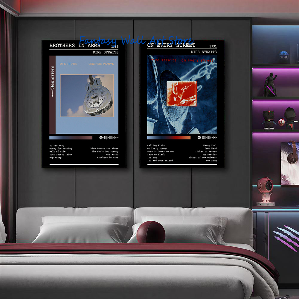 Poster su Tela degli Album di  - Musical Instrument Painting recensione e prezzo
