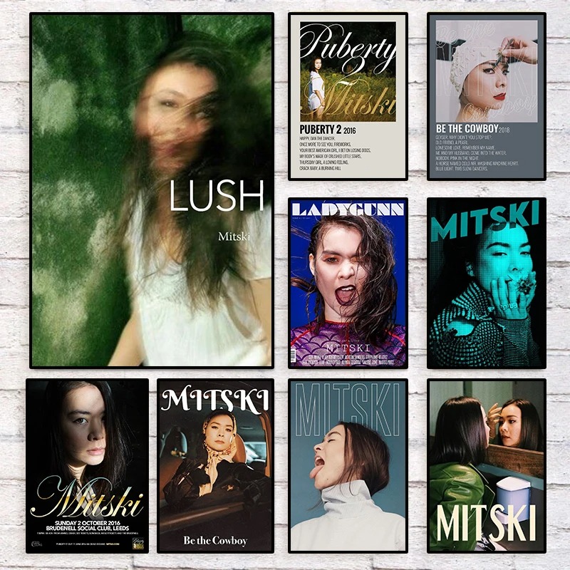 American Pop Singer MITSKI Art - Musical Instrument Painting recensione e prezzo