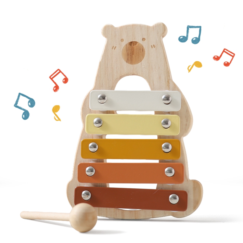 Cartoon Bear 5 tasti dimension - Musical Instrument Glockenspiel recensione e prezzo