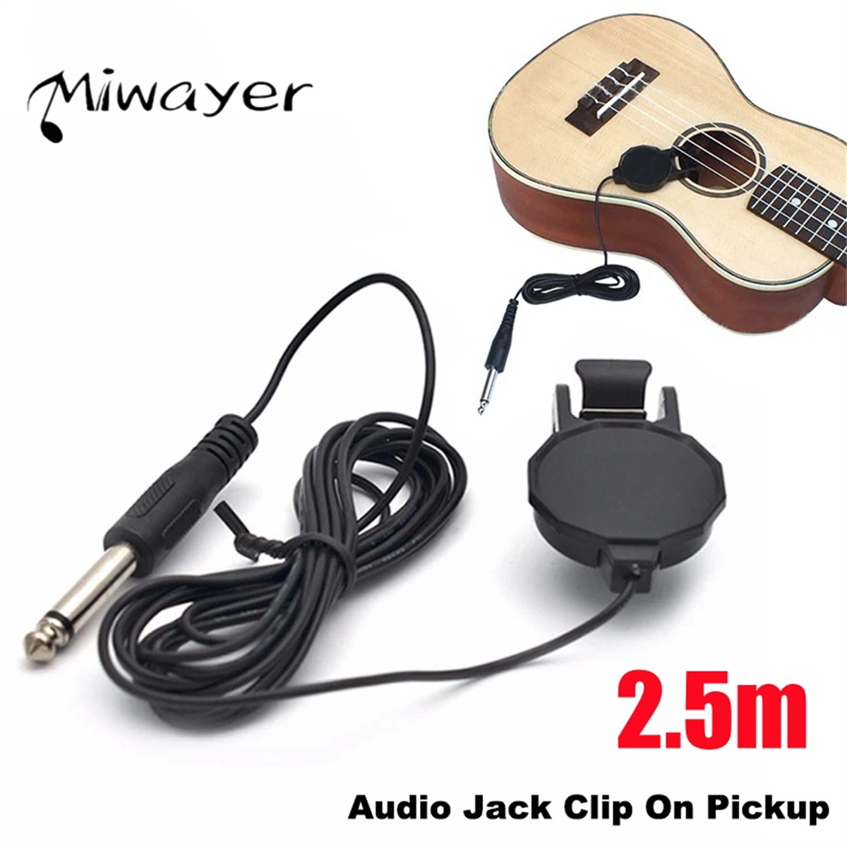 Pickup jack audio con clip per - Musical Instrument Guitar recensione e prezzo