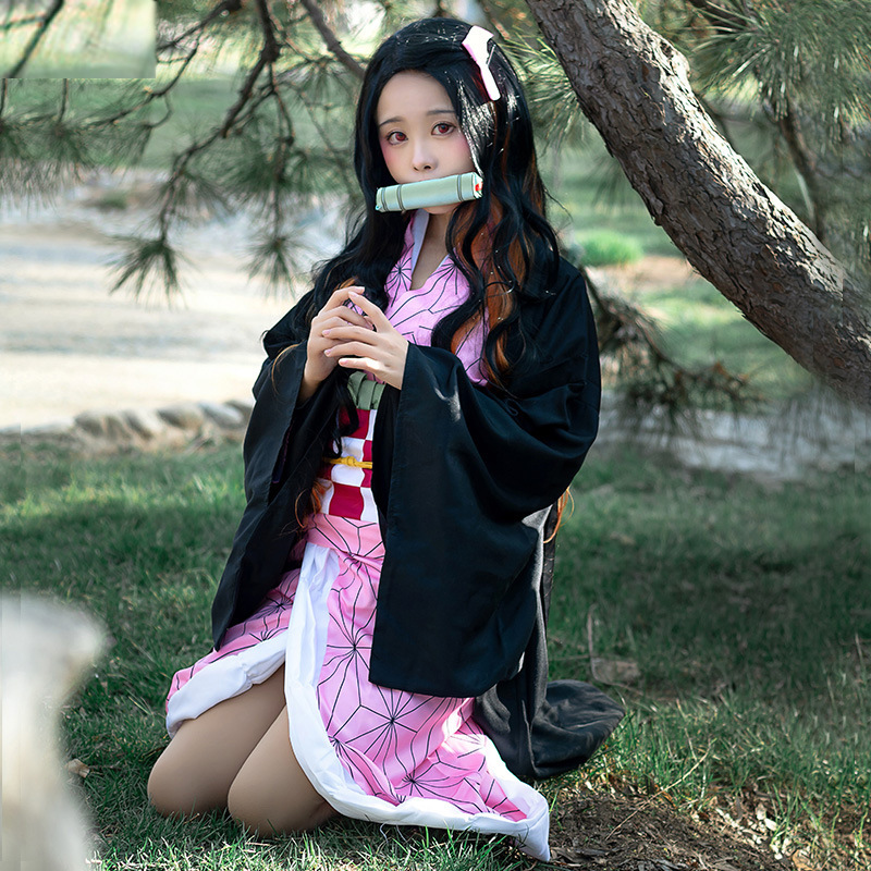 Costume Cosplay Nezuko Kamado  - Shakuhachi Bamboo Flute recensione e prezzo