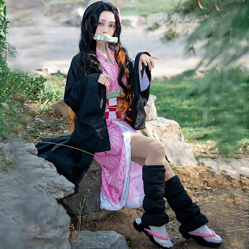 Costume Cosplay Nezuko Kamado  - Shakuhachi Bamboo Flute recensione e prezzo
