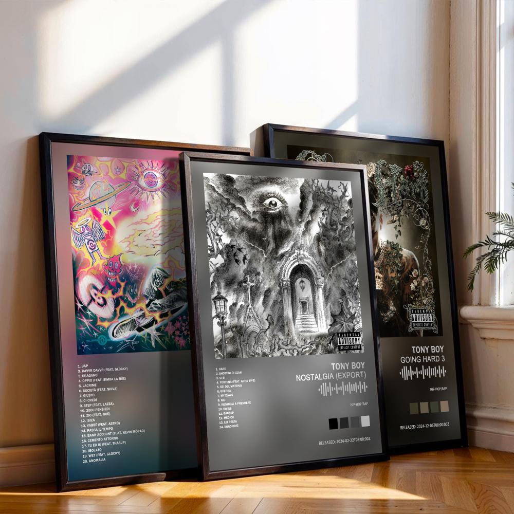 Tony Boy Poster Copertina dell - Musical Instrument Painting recensione e prezzo