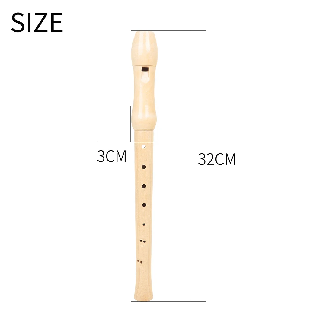 1pc 8 Fori Clarinetto Alti Fla - Recorder Baroque Style recensione e prezzo